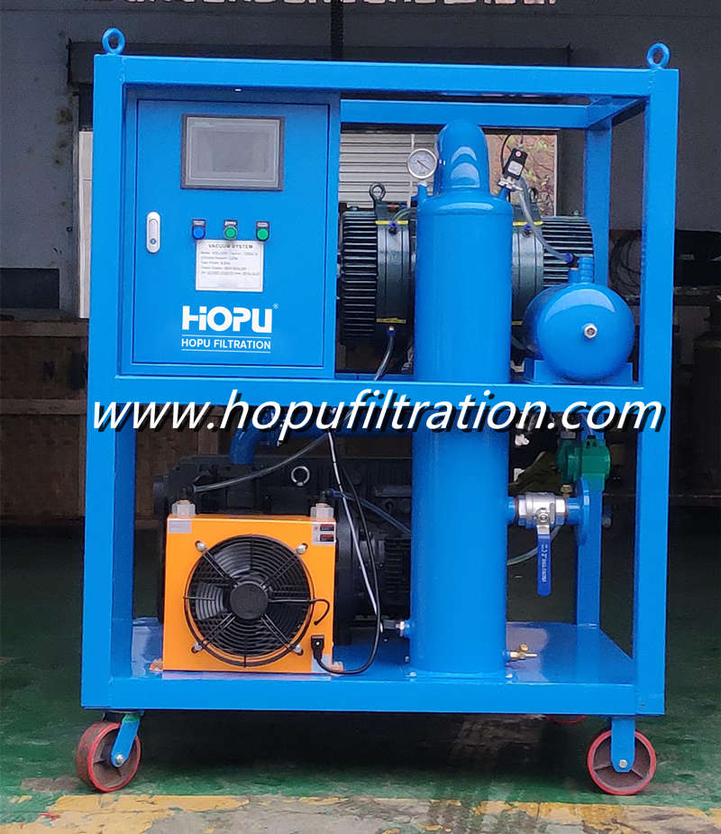 Two Stage Roots and Rotary Vacuum Pump System for Power Transformer Drying