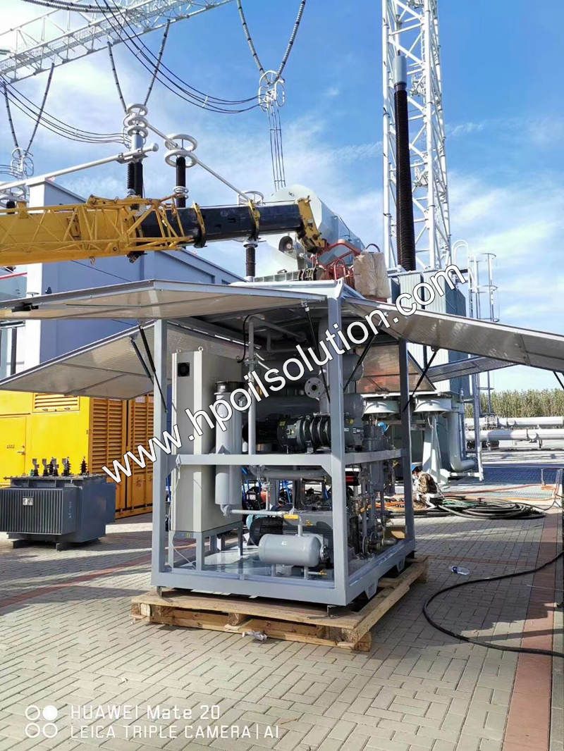 High Vacuum Oil Dehydration Plant for Used Transformer Oil