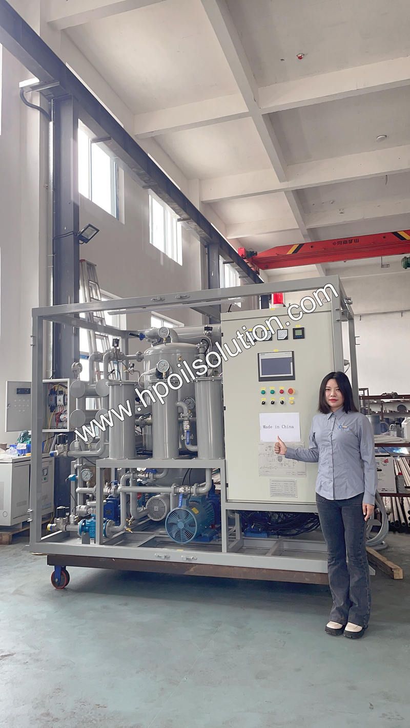 High Vacuum Oil Dehydration Plant for Used Transformer Oil