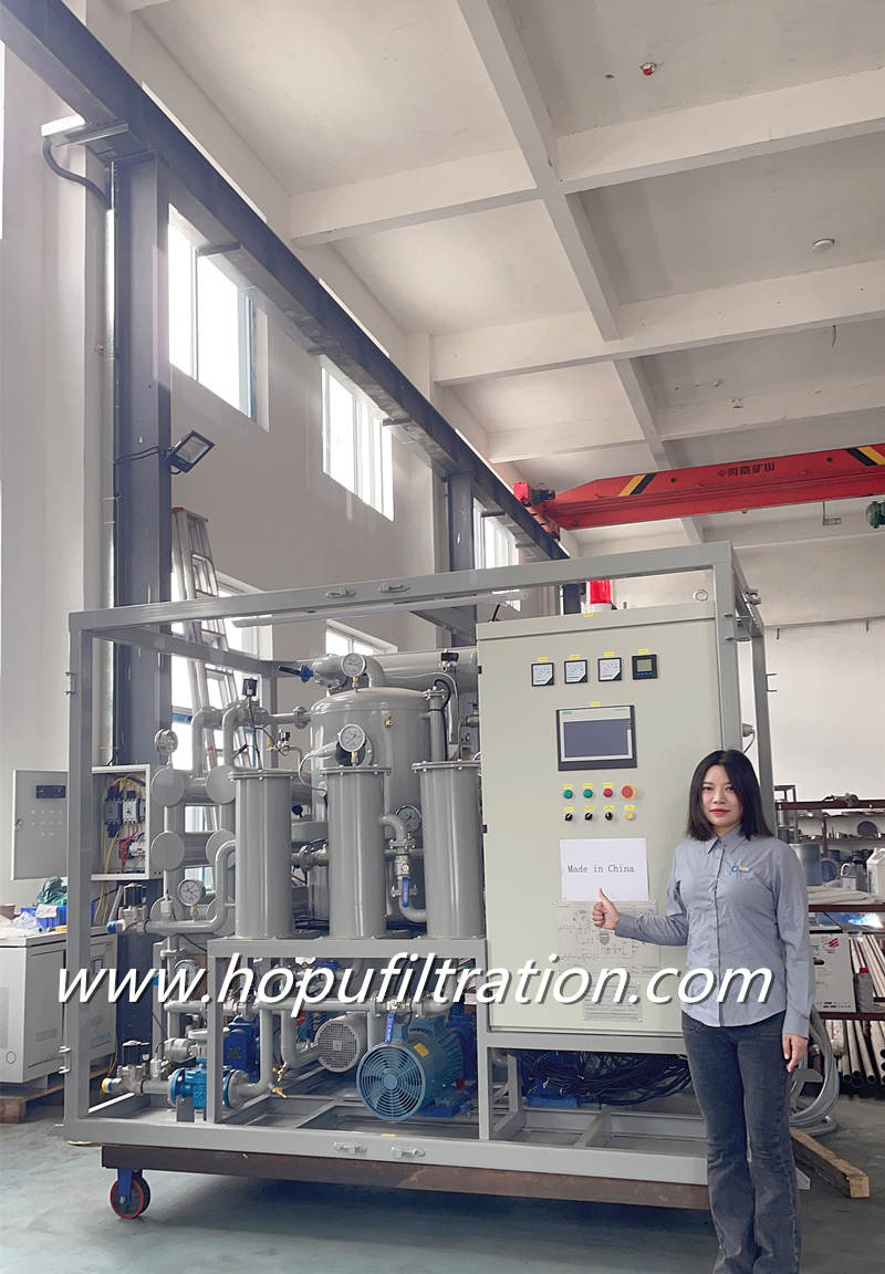 PLC Fully Automatic Double Vacuum Transformer Oil Filtration Plant