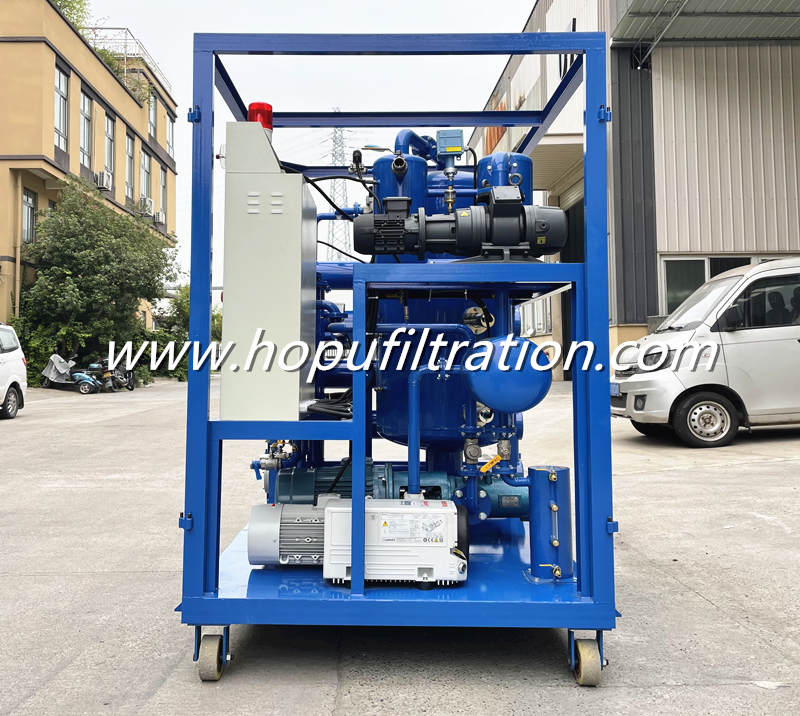 Double Stage High Vacuum Transformer Dielectric Oil Purifier for Used Insulating Oil Filtration and Purification