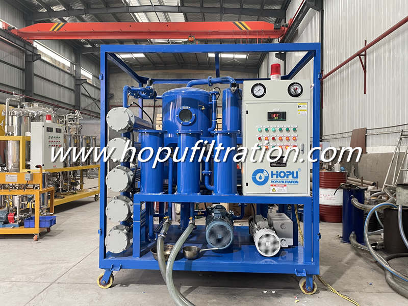 Double Stage High Vacuum Transformer Dielectric Oil Purifier for Used Insulating Oil Filtration and Purification