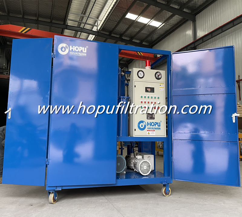 weather-proof canopy Transformer Oil Filtration and Purification Machine