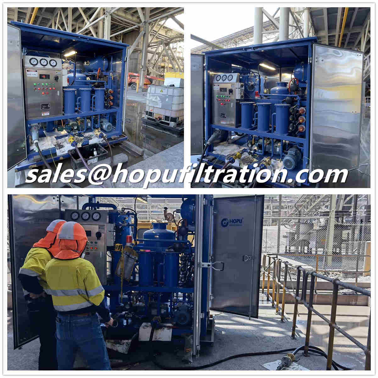 weather-proof canopy Transformer Oil Filtration and Purification Machine