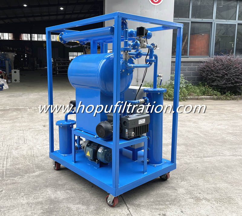 Single Stage Vacuum Transformer Oil Filtration Unit, Insulation Oil Purifier