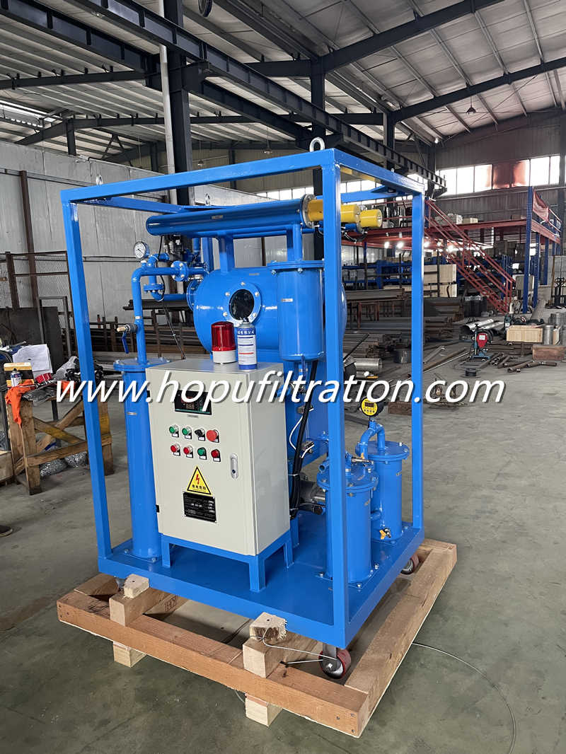 Single Stage Vacuum Transformer Oil Filtration Unit, Insulation Oil Purifier