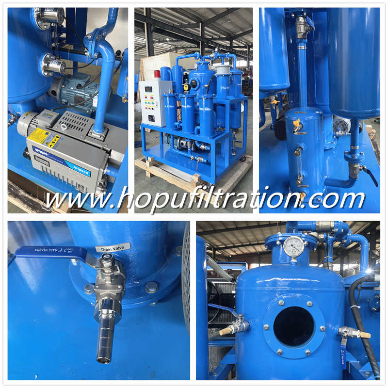 Spent Hydraulic Oil Purifier, Slop Lube Oil Dehydration System