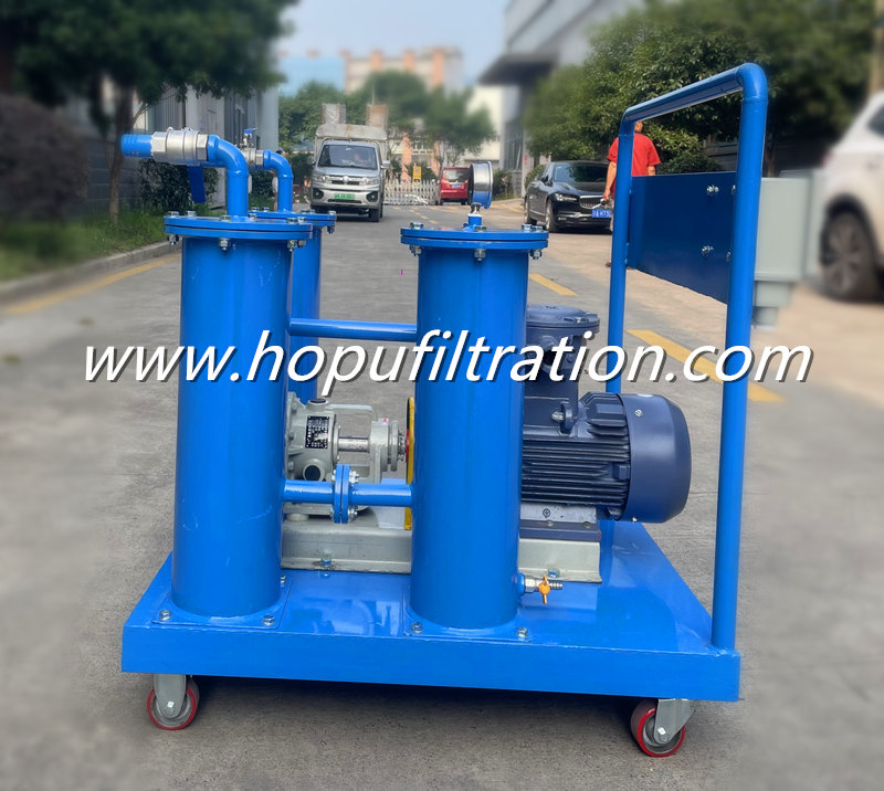 Portable Waste Oil Filtration Machine, Small Oil Filter Unit