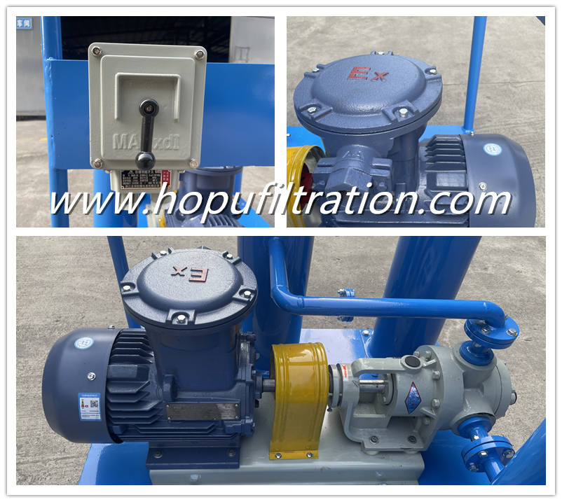 Portable Waste Oil Filtration Machine, Small Oil Filter Unit