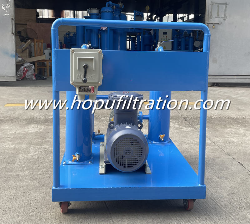 Portable Waste Oil Filtration Machine, Small Oil Filter Unit