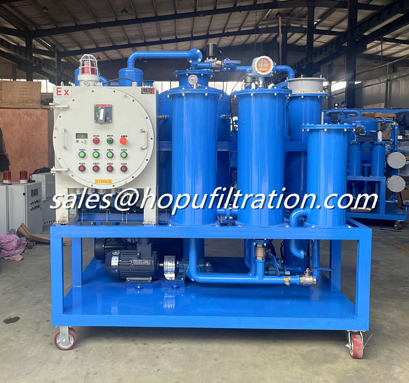 Explosion Proof Lube Oil Purification Machine