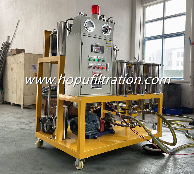 Thermal Power Plant Fire Resistant Hydraulic Oil Stainless Steel Oil Filtration Plant