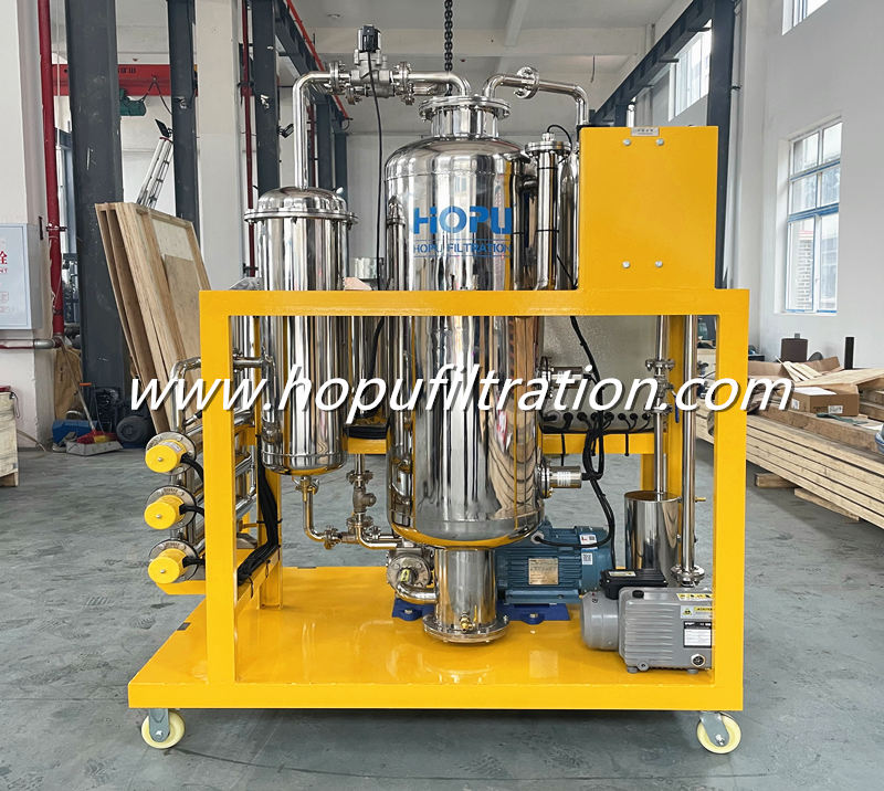 Thermal Power Plant Fire Resistant Hydraulic Oil Stainless Steel Oil Filtration Plant