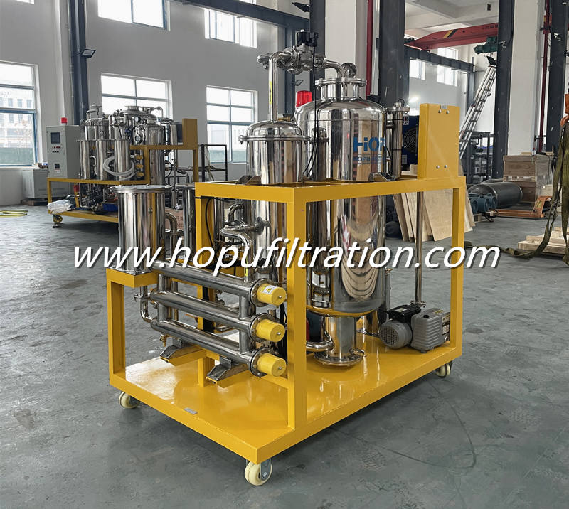 Thermal Power Plant Fire Resistant Hydraulic Oil Stainless Steel Oil Filtration Plant