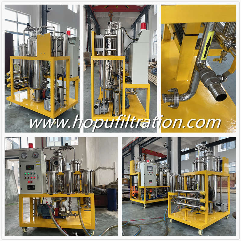 Thermal Power Plant Fire Resistant Hydraulic Oil Stainless Steel Oil Filtration Plant