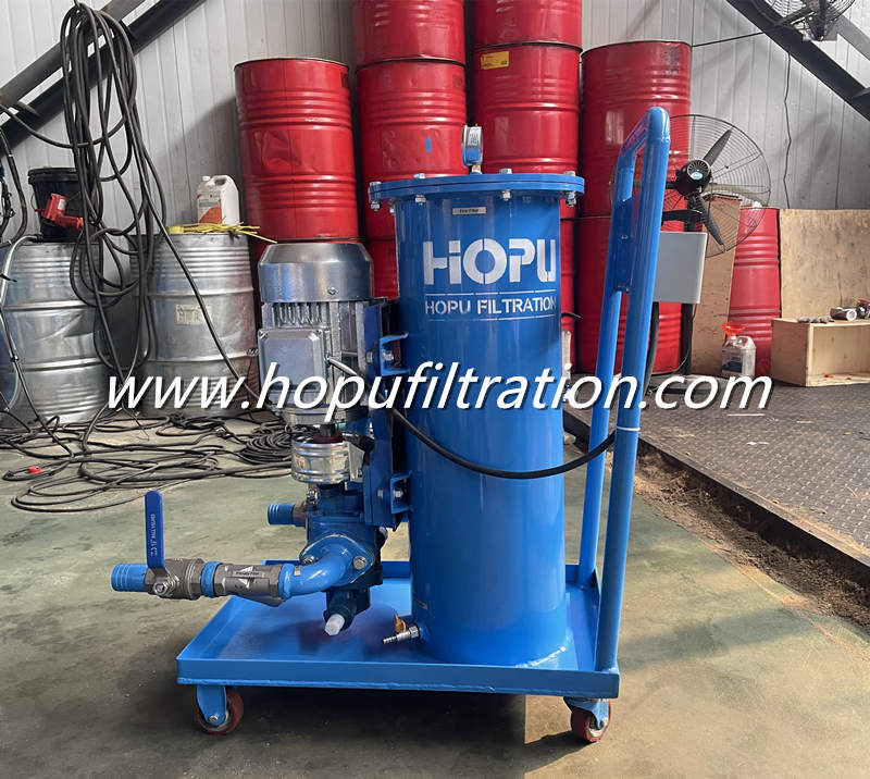 Portable Oil Filtration Unit, Small Oil Filter Trolley