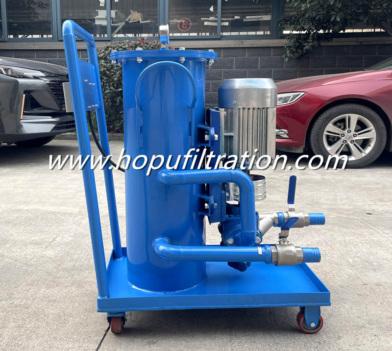 Portable Oil Filtration Unit, Small Oil Filter Trolley