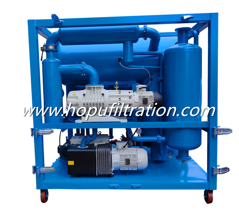 Horizontal Vacuum Transformer Oil Purifier, Dielectric Oil Processing Equipment