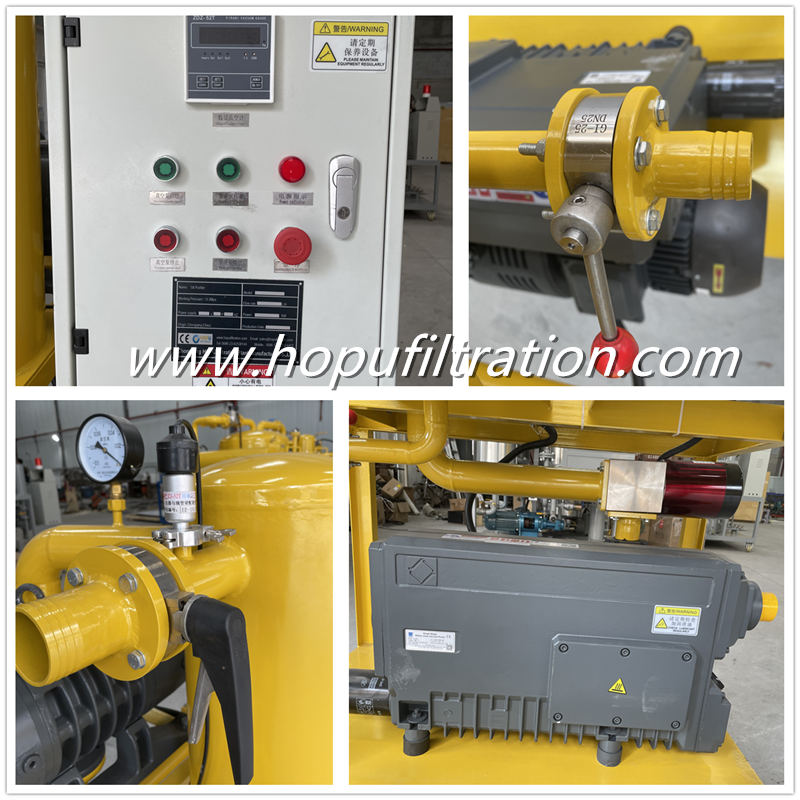 Transformer Vacuum Evacuation Machine, Air Extractor Vacuum Pumping Plant