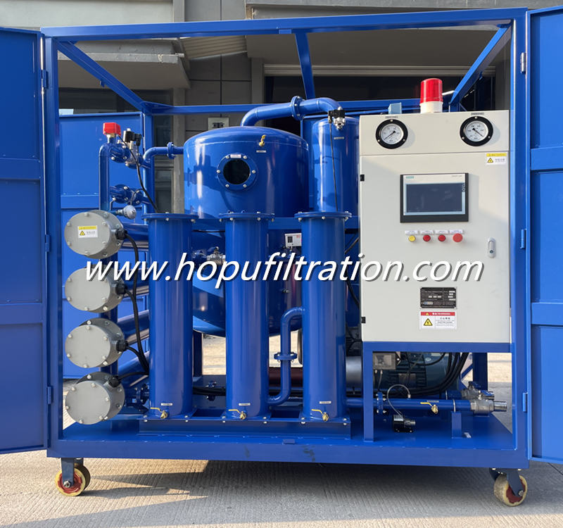 Fully Automatic PLC Touch Screen Transformer Oil Purifier