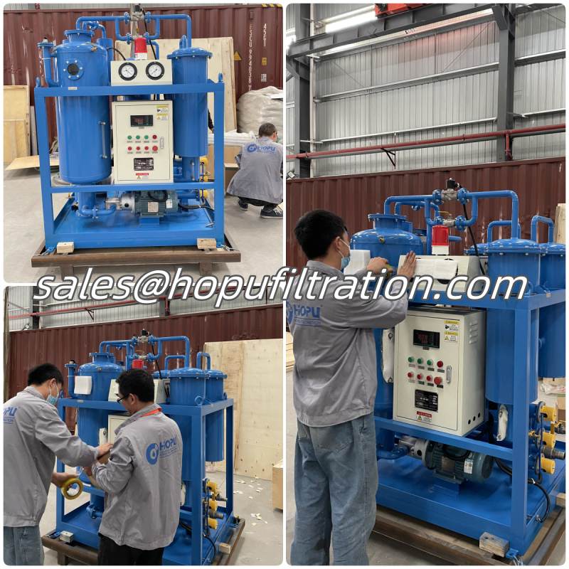 Turbine Oil or Compressor Oil Purifier Machine