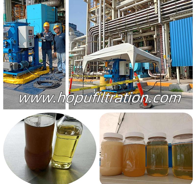 Onsite Working Hydraulic Transmission Oil Filtration Machine