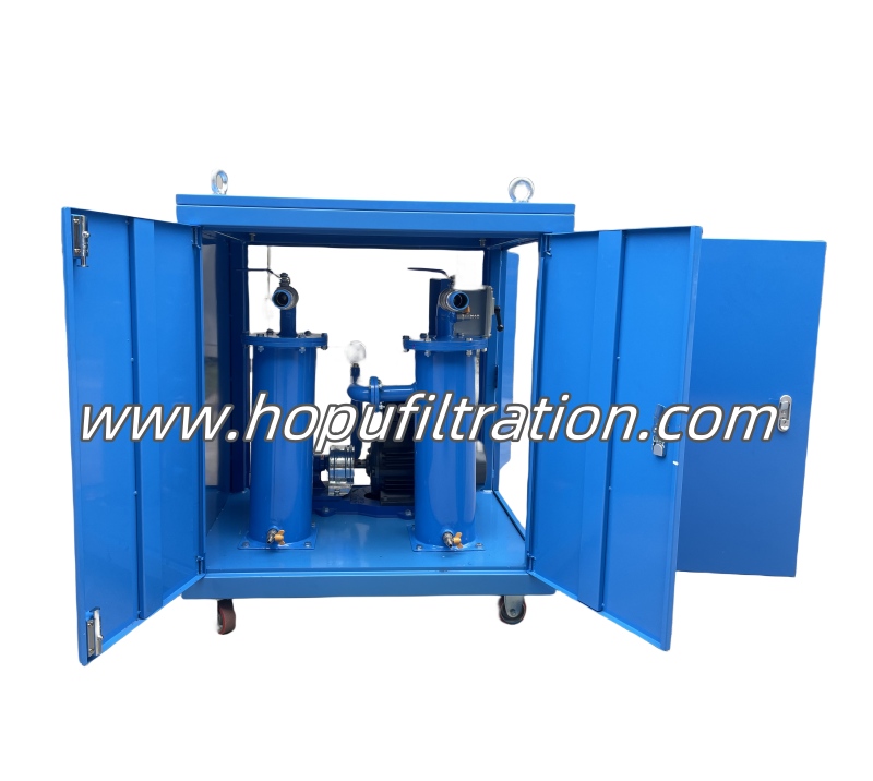 Mobile Box Type Oil Filter Machine, Oil Cleaning Unit