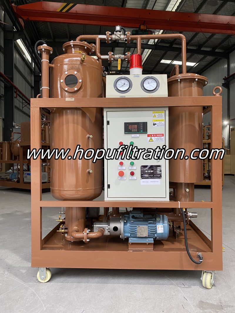 Vacuum Turbine Oil Filtration Machine, Steam Turbine Oil Purifier