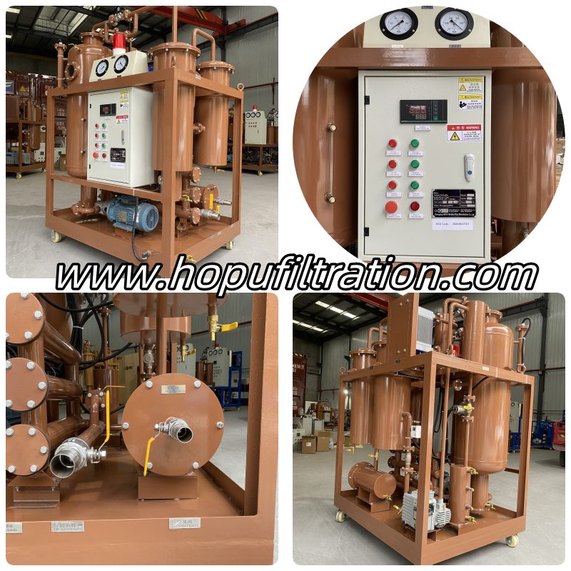 Vacuum Turbine Oil Filtration Machine, Steam Turbine Oil Purifier