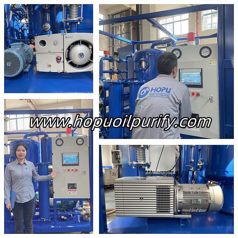 HOPU Transformer Oil Purification Equipment Site Working in South Africa