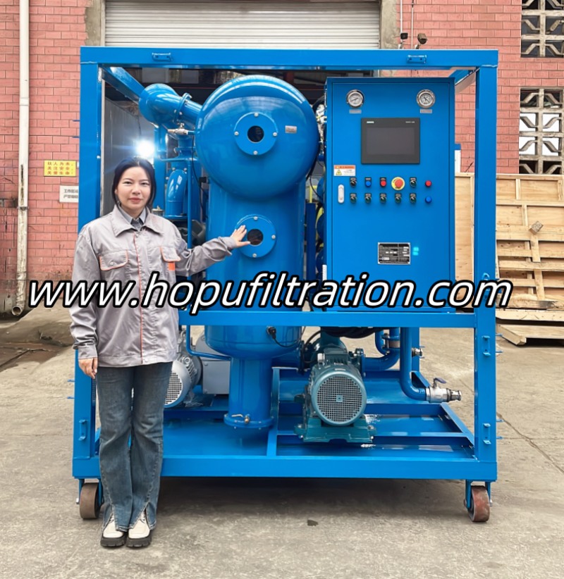 High Capacity Vacuum Transformer Oil Filtration Machine