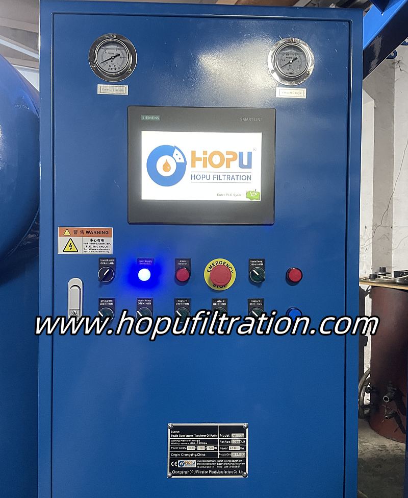 High Capacity Vacuum Transformer Oil Filtration Machine