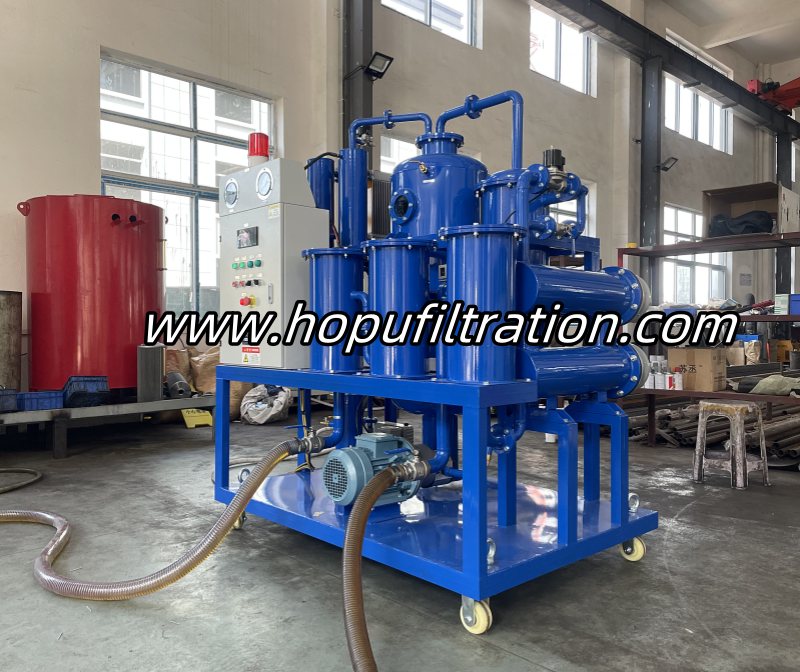 Lube Oil Metal Particles Filtration Skid, Coolant Oil Purification Machine