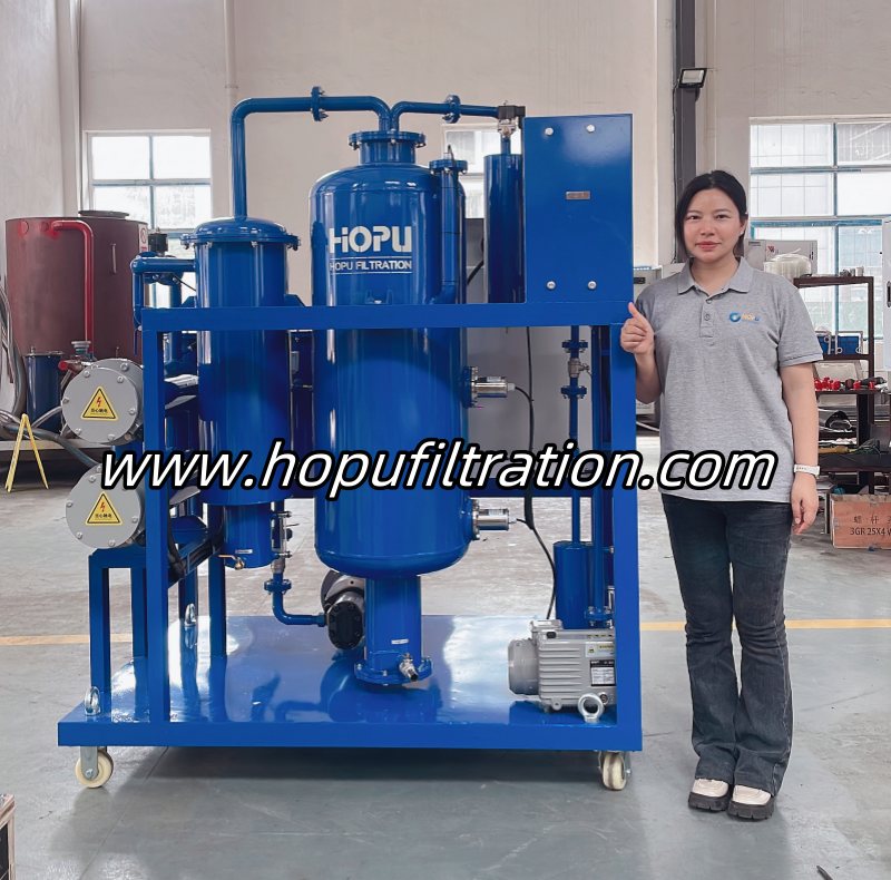 Lube Oil Metal Particles Filtration Skid, Coolant Oil Purification Machine