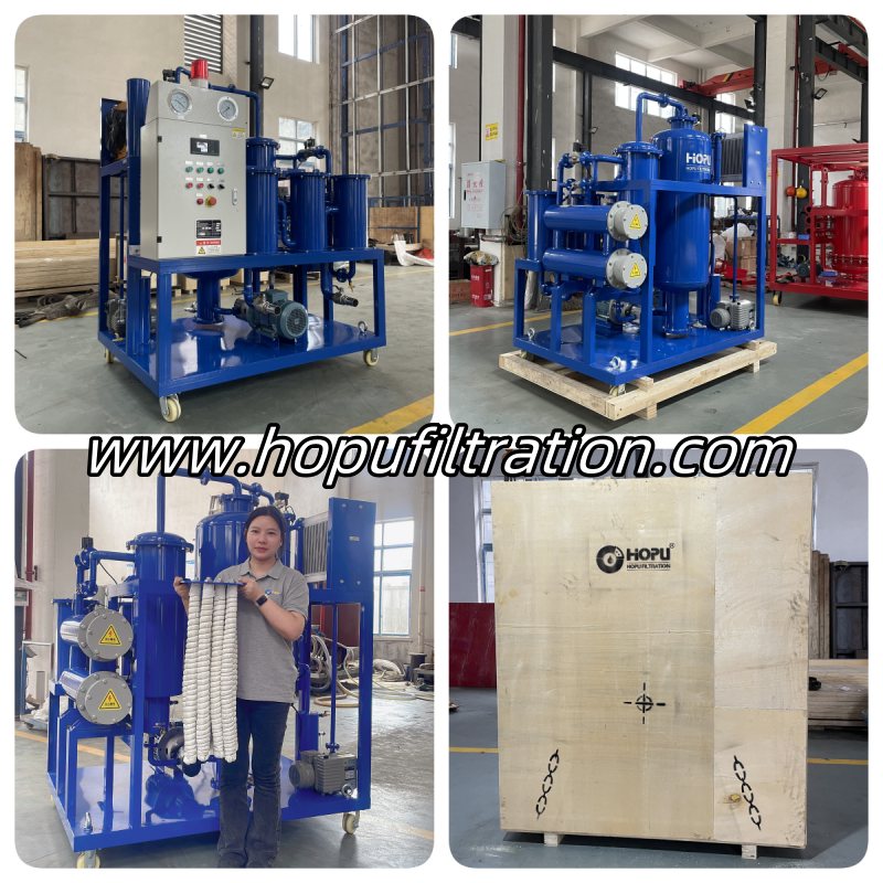 Lube Oil Metal Particles Filtration Skid, Coolant Oil Purification Machine