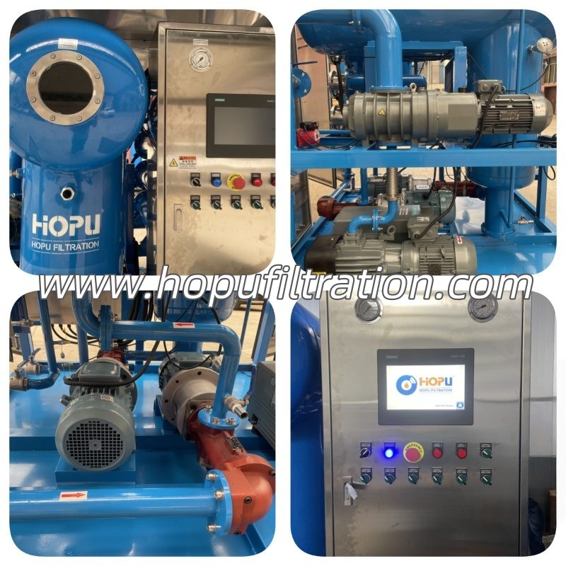 Stainless Steel FR3 Silicone Fluids Transformer Oil Purifier