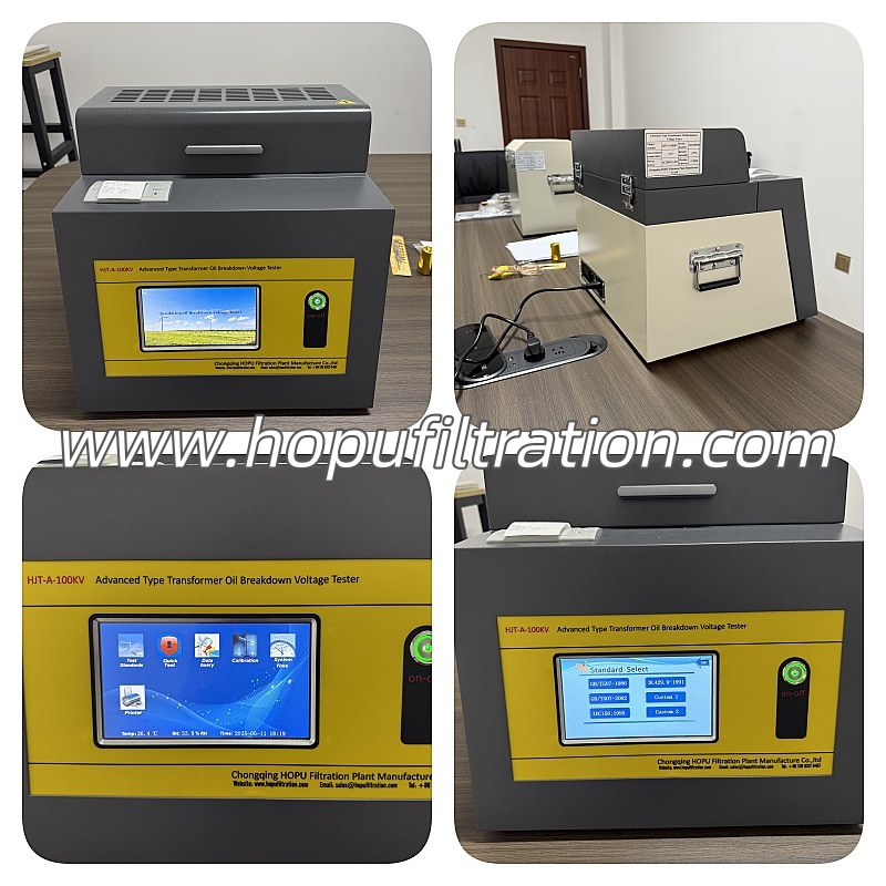 Color LCD Display Transformer Oil BDV Tester