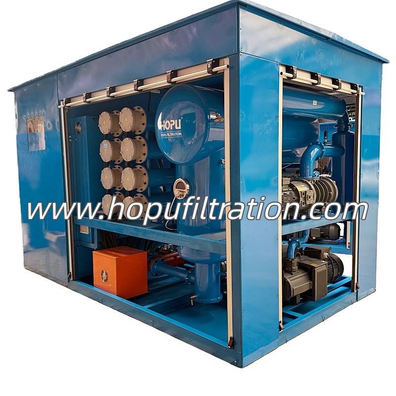 Roller Shutter Door Enclosed Transformer Oil Purifier