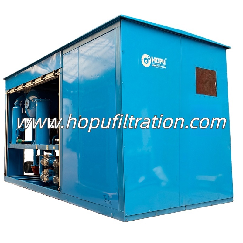 Roller Shutter Door Enclosed Transformer Oil Purifier