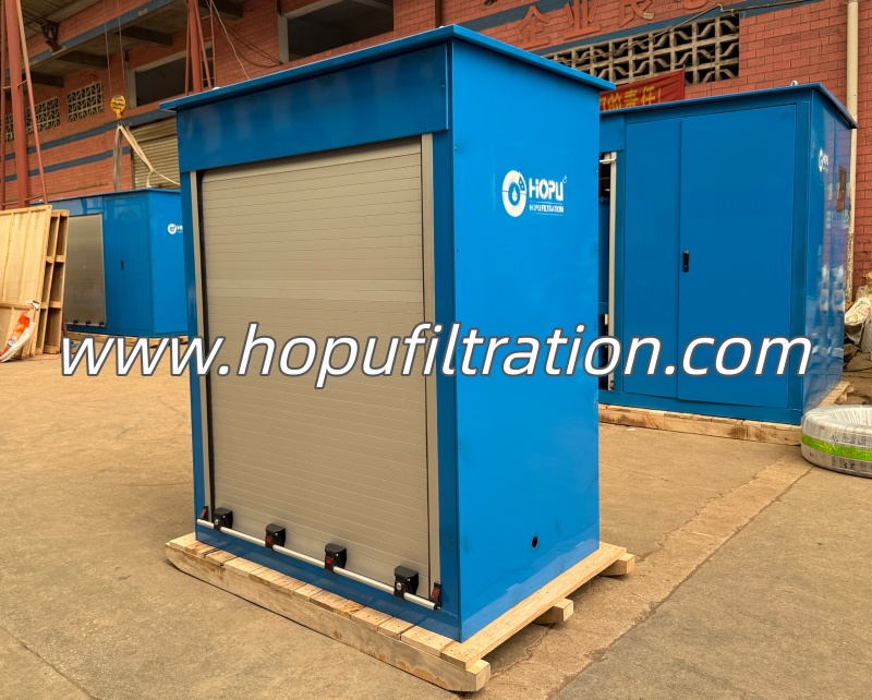 Roller Shutter Door Enclosed Transformer Oil Purifier