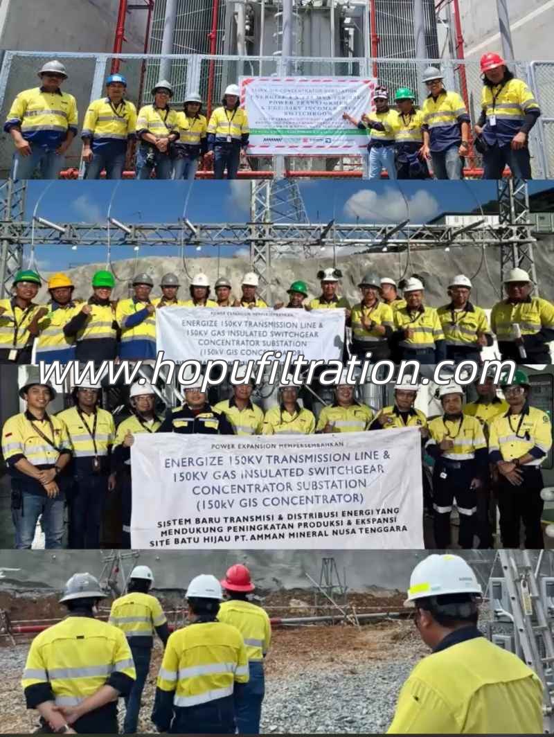 Site working mobile transformer oil treatment plant