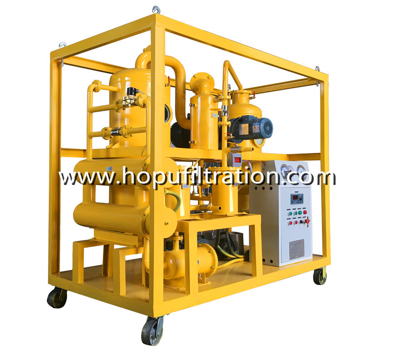 Vacuum Transformer Oil Regeneration System, insulator oil decoloring Recycling device