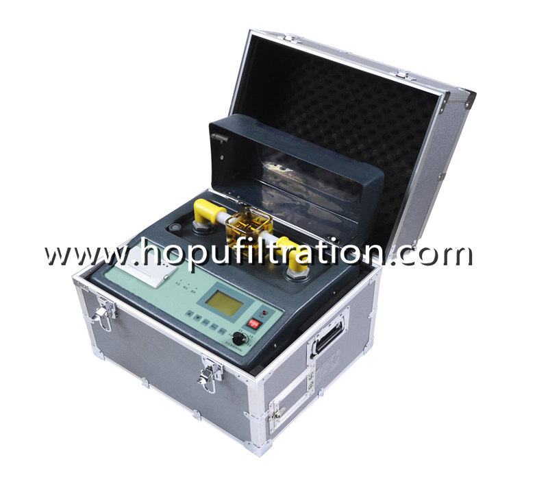 High accuracy portable testing equipments, Fully Automatic transformer oil bdv dielectric strength tester
