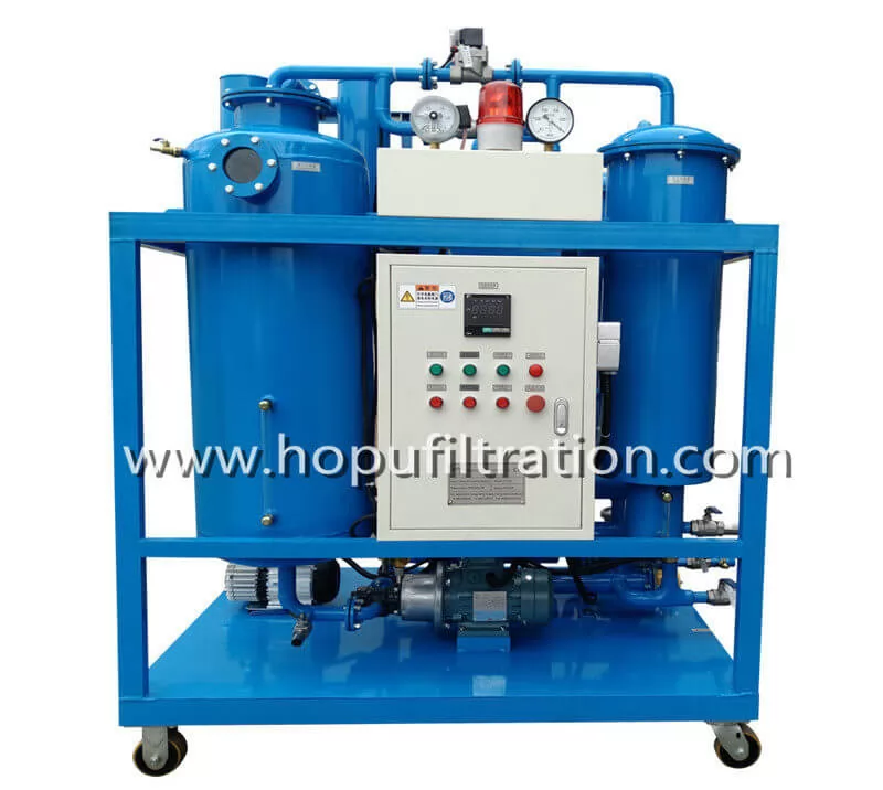 Vacuum Turbine Oil Filtration Plant, Oil Polishing and Flushing Machine