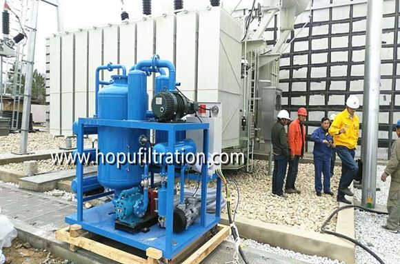 double stage vacuum transformer oil purification plant