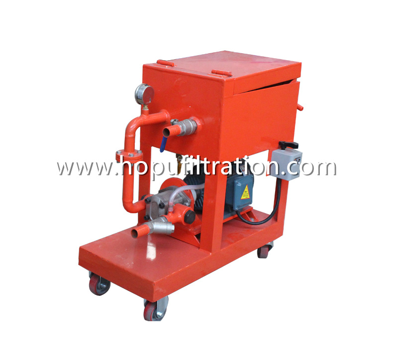 Portable Plate Frame Oil Purifier, Small Press Oil Filtration Machine