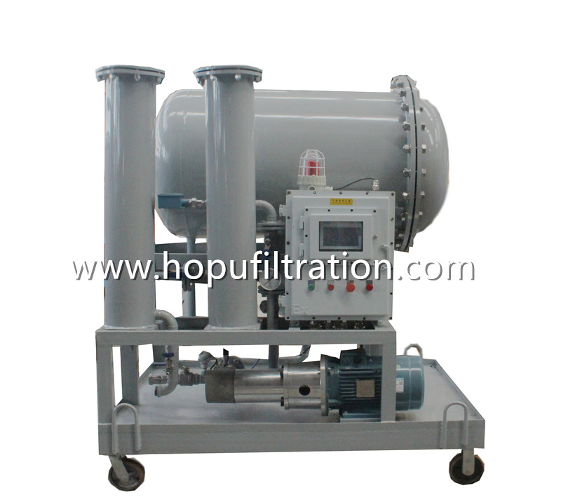 Explosion Proof Diesel Oil Dehydration Unit, Gasoline Fuel Oil Water Separator and filter machine