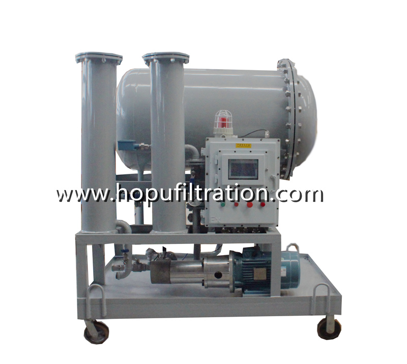 Explosion Proof Diesel Oil Dehydration Unit, Gasoline Fuel Oil Water Separator and filter machine