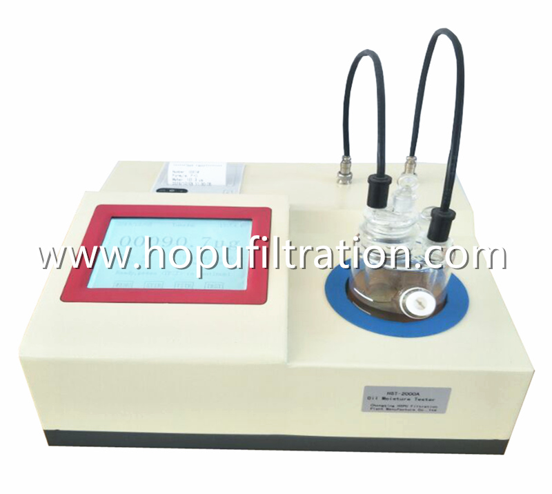 LCD Display Karl Fischer Volumetric Water Content Analysis Tester