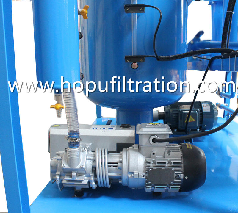 Single Stage Vacuum Insulation Oil Reclamation and Recondition system